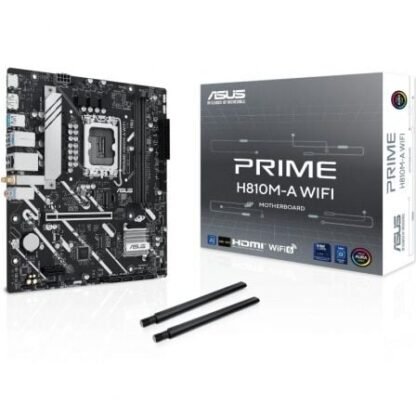 Placa base asus prime h810m-a wifi socket 1851/ micro atx