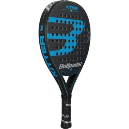Pala de pádel bullpadel kitter x blue/ negra y azul - Imagen 3