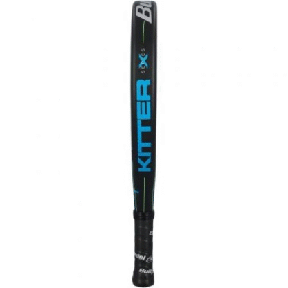 Pala de pádel bullpadel kitter x blue/ negra y azul - Imagen 4