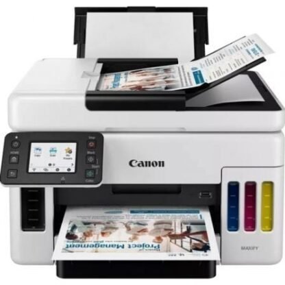 Multifunción recargable canon maxify gx6050 megatank wifi/ dúplex/ blanca - Imagen 3
