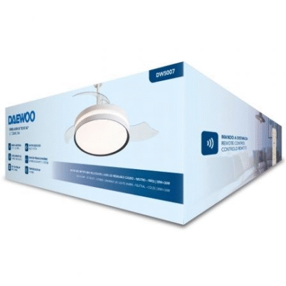 Ventilador de techo daewoo dw5007/ 30w/ 3 aspas/ 6 velocidades - Imagen 4