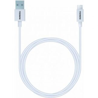 Cable usb 3.0 tipo-c duracell usb5031w/ usb tipo-c macho - usb macho/ 1m/ blanco