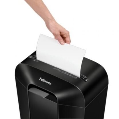 Destructora fellowes lx41/ minicorte de 4 x 12mm/ negra - Imagen 4