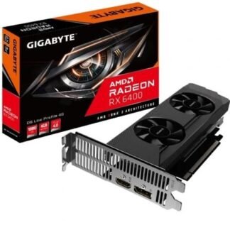 Tarjeta gráfica gigabyte radeon rx 6400 d6 low profile/ 4gb gddr6