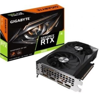 Tarjeta gráfica gigabyte geforce rtx 3060 windforce oc rev 2/ 12gb gddr6/ lhr