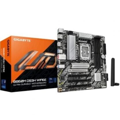 Placa base gigabyte b860m ds3h wifi6e socket 1851/ micro atx