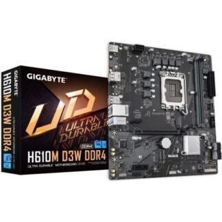 Placa base gigabyte h610m d3w drr4 socket 1700/ micro atx