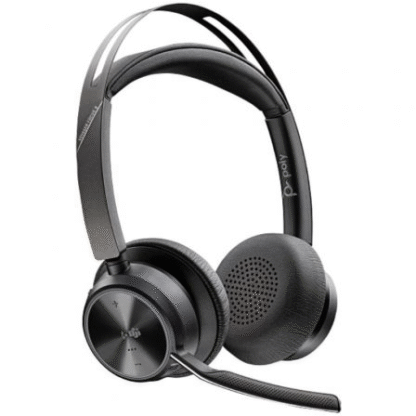 Auriculares inalámbricos poly voyager focus 2 para microsoft teams + adaptador usb-c-a + soporte de carga/ con micrófono/ - Imagen 3