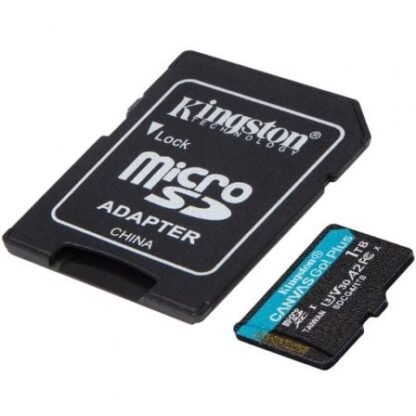 Tarjeta de memoria kingston canvas go! plus 1tb microsd xc con adaptador/ clase 10/ 200mbs - Imagen 2