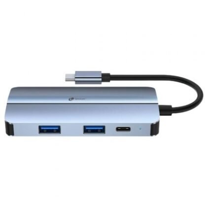 Docking usb tipo-c leotec leds04/ 2xusb/ 1xusb tipo-c/ 1xusb tipo-c pd/ 1xhdmi/ 1xvga/ 1xaudio/ azul - Imagen 4