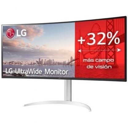 Monitor profesional ultrapanorámico lg ultrawide 34wq650-w 34"/ wfhd/ multimedia/ regulable en altura/ plata y blanco - Imagen 2
