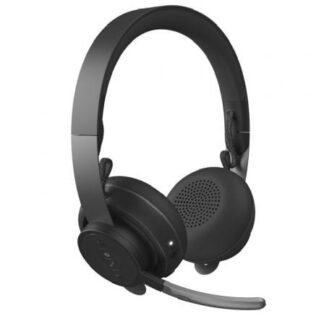 Auriculares inalámbricos logitech zone wireless msft/ con micrófono/ bluetooth/ usb/ negros