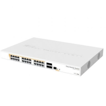 Switch mikrotik crs328-24p-4s+rm/ 28 puertos/ rj45 10/100/1000/ sfp/ poe - Imagen 2