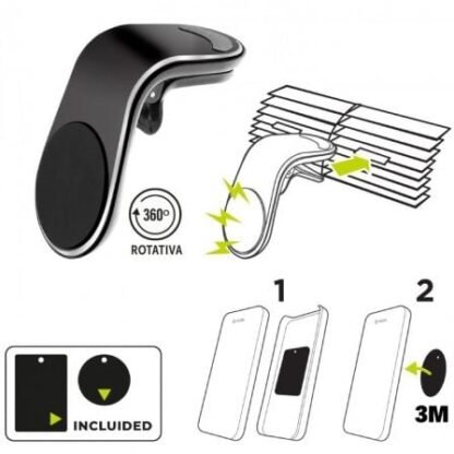 Soporte de smartphone para coche muvit mcchl0007 - Imagen 3
