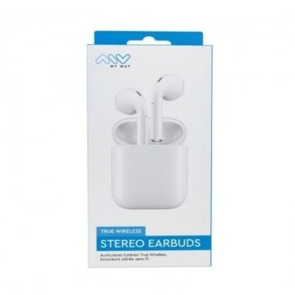 Auriculares bluetooth myway wireless touch mwhph0030 con estuche de carga/ autonomía 3h/ blancos - Imagen 3