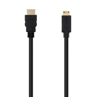 Cable hdmi nanocable 10.15.0902/ hdmi macho - mini hdmi macho/ 1.8m/ negro
