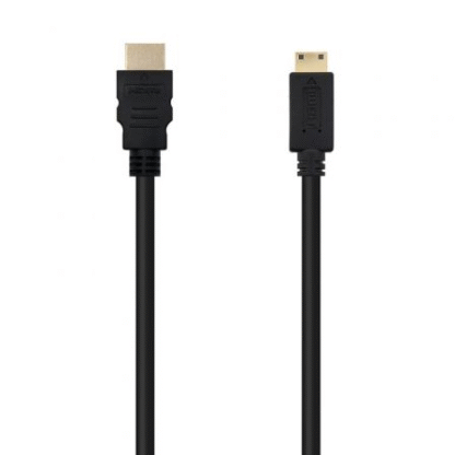 Cable hdmi nanocable 10.15.0902/ hdmi macho - mini hdmi macho/ 1.8m/ negro