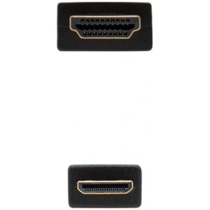Cable hdmi nanocable 10.15.0902/ hdmi macho - mini hdmi macho/ 1.8m/ negro - Imagen 3