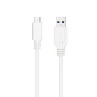 Cable usb 3.1 nanocable 10.01.4002-w/ usb tipo-c macho - usb macho/ 2m/ blanco