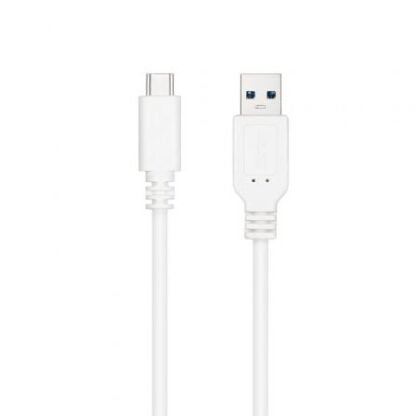 Cable usb 3.1 nanocable 10.01.4002-w/ usb tipo-c macho - usb macho/ 2m/ blanco