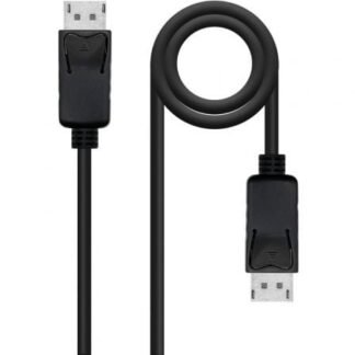 Cable displayport nanocable 10.15.2701/ displayport macho - displayport macho/ 1m/ negro