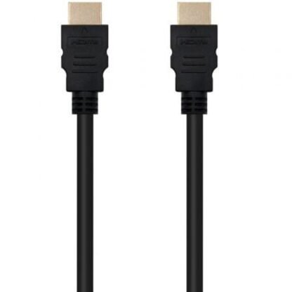 Cable hdmi 2.0 4k nanocable 10.15.3801/ hdmi macho - hdmi macho/ 1m/ negro - Imagen 2
