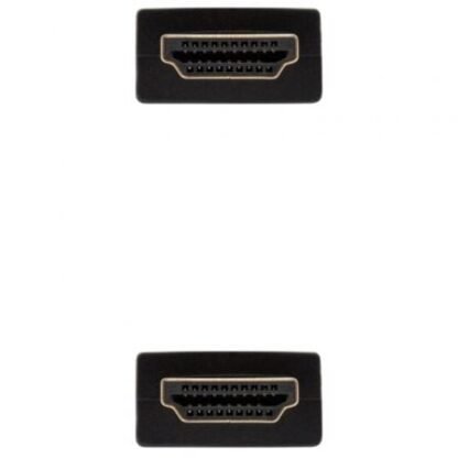 Cable hdmi 2.0 4k nanocable 10.15.3801/ hdmi macho - hdmi macho/ 1m/ negro - Imagen 3