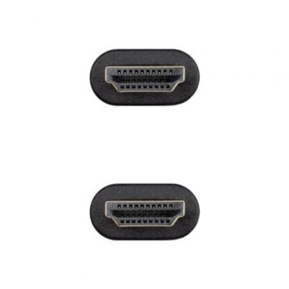Cable hdmi 2.0 4k ccs nanocable 10.15.3902/ hdmi macho - hdmi macho/ 2m/ negro - Imagen 3