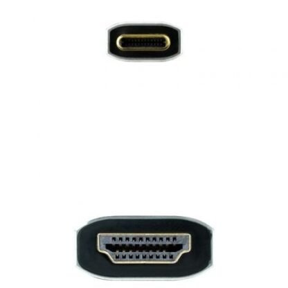 Cable conversor nanocable 10.15.5162/ usb tipo-c macho - hdmi macho/ 1.8m/ negro - Imagen 3