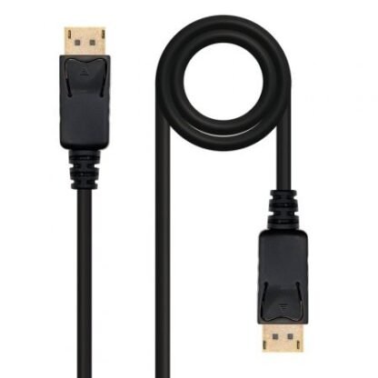 Cable displayport 1.2 4k nanocable 10.15.2301-l150/ displayport macho - displayport macho/ 1.5m/ negro - Imagen 2