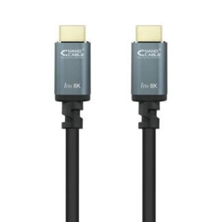 Cable hdmi 2.1 8k nanocable 10.15.8001-l150/ hdmi macho - hdmi macho/ 1.5m/ negro