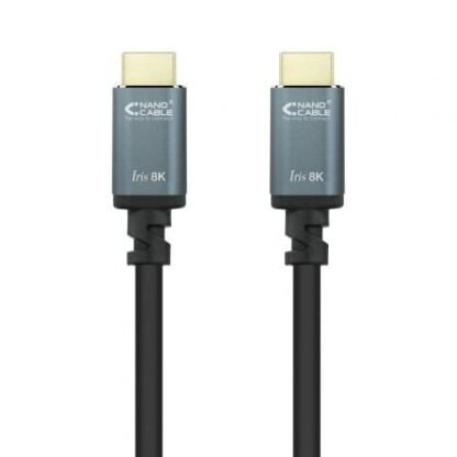 Cable hdmi 2.1 8k nanocable 10.15.8001-l150/ hdmi macho - hdmi macho/ 1.5m/ negro