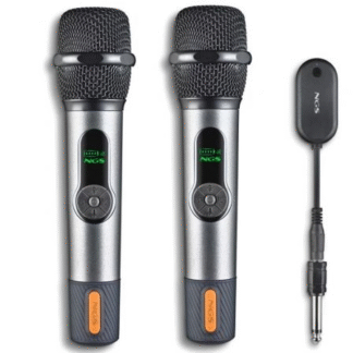 Pack de 2 micrófonos inalámbricos ngs singer star duo