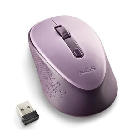 Ratón inalámbrico ngs dew lilac/ hasta 1600 dpi/ lila - Imagen 3