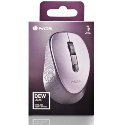 Ratón inalámbrico ngs dew lilac/ hasta 1600 dpi/ lila - Imagen 5