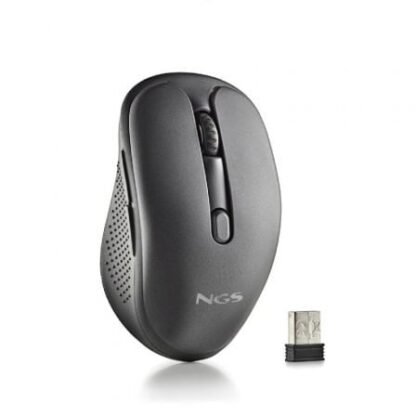 Ratón inalámbrico ngs evo rust/ batería recargable/ hasta 1600 dpi/ negro - Imagen 4
