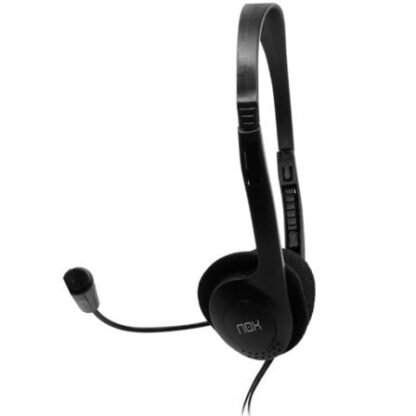 Auriculares nox voice one/ con micrófono/ jack 3.5/ negros - Imagen 2