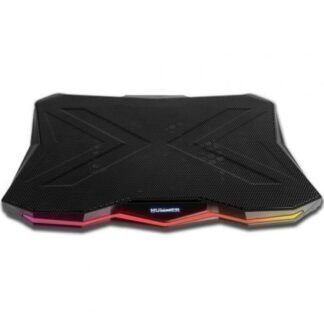 Soporte refrigerante nox pro stand para portátiles hasta 17.3"/ iluminación led