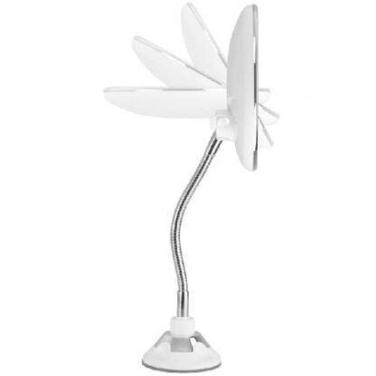 Espejo cosmético de pared con luz orbegozo esp 1020/ telescópico/ ø17cm - Imagen 4