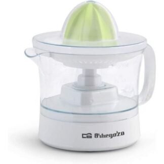 Exprimidor orbegozo ep 1510 - 25w - capacidad 0.5l - incluye 2 conos - rotación bidireccional - accesorios lavables en