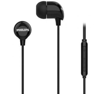 Auriculares intrauditivos philips she1405bks/27/ con micrófono/ usb tipo-c/ negros