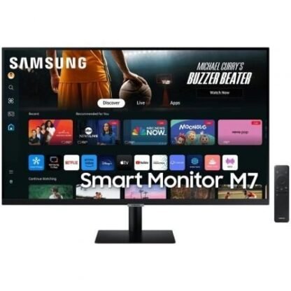 Smart monitor samsung m7 s32dm700uu 32"/ 4k/ multimedia/ smart tv/ negro