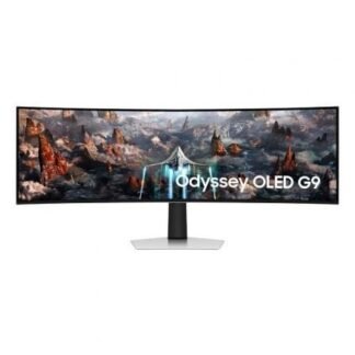 Monitor gaming ultrapanorámico curvo samsung odyssey oled g9 s49cg934su 49"/ dual qhd/ 0.03ms/ 240hz/ oled/ multimedia/