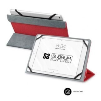 Funda subblim freecam para tablets de 10.1"-11"/ roja