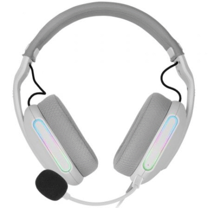 Auriculares gaming con micrófono mars gaming mh-pro/ jack 3.5/ usb/ blancos - Imagen 2