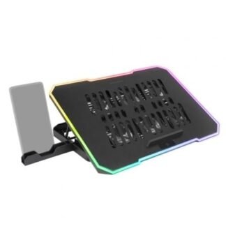 Soporte refrigerante mars gaming mnbc7 para portátiles hasta 16"/ iluminación led