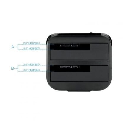 Docking station para discos duros tooq tqds-802b - Imagen 3