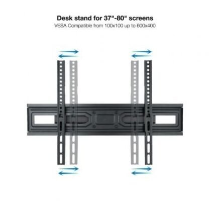 Soporte de pared giratorio/ inclinable/ nivelable tooq lp7866tn-b para tv de 37-80"/ hasta 40kg - Imagen 2