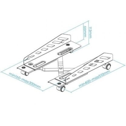 Soporte para pc tooq umcs0024-b/ hasta 25kg - Imagen 4