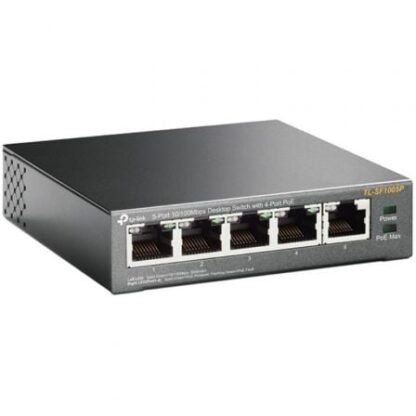 Switch tp-link tl-sf1005p 5 puertos/ rj-45 10/100 poe - Imagen 3
